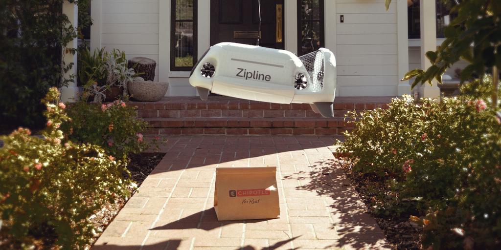 Chipotle 在德克萨斯州推出“Zipotle”无人机送货服务