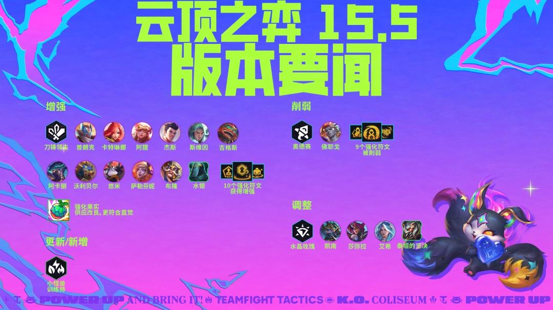 云顶之弈15.5BUG修复一览