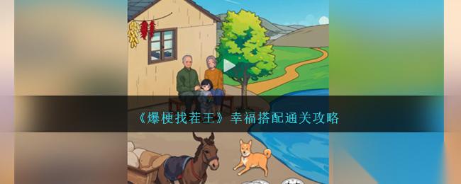 爆梗找茬王幸福搭配通关全解