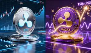XRP 今日价格：价格支撑位确认为 2.90 美元；Magax 价格为 0.000318 美元，可为 4K+ 预售持有者带来 150 倍回报