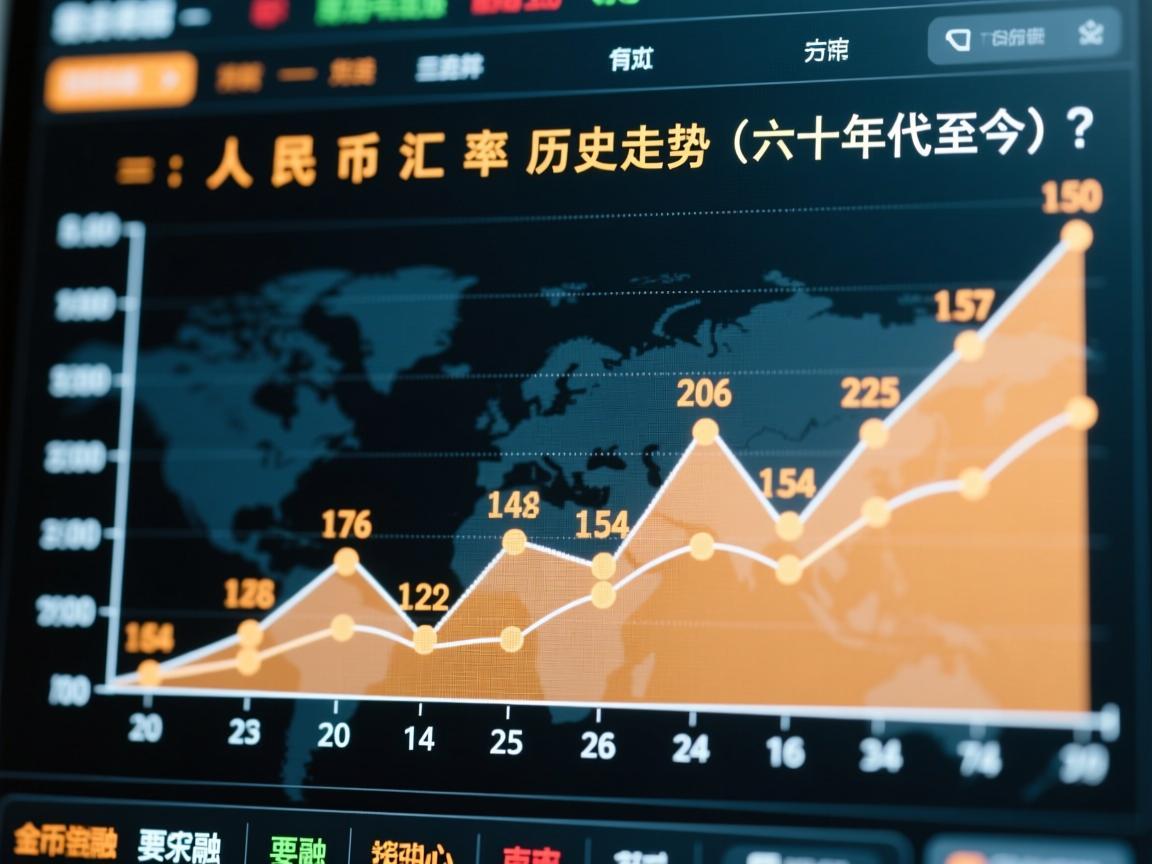 求：人民币汇率历史走势图（六十年代至今）