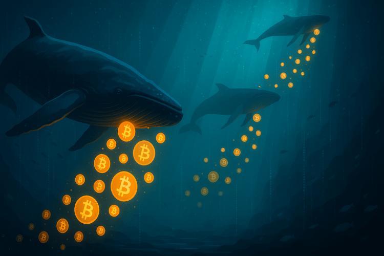 比特币价格回落至 111,000 美元以下，主要持有者抛售 17,500 BTC