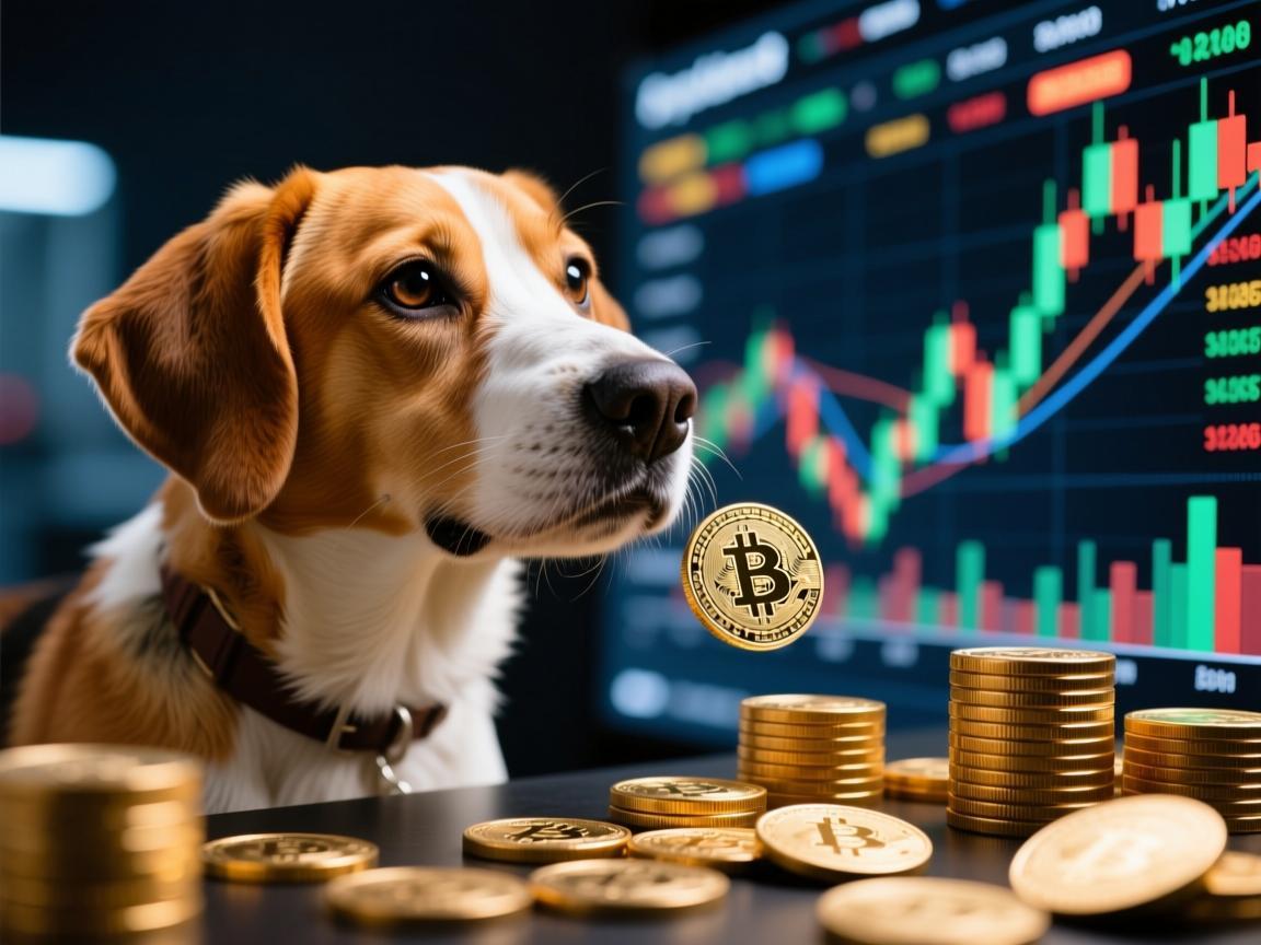 狗狗币交易今日价格行情，波动中延续震荡格局，市场情绪分化明显