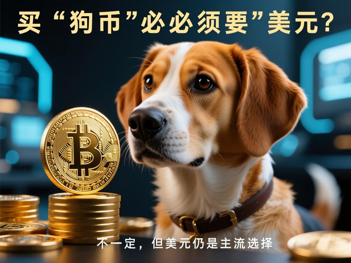 买狗狗币必须要美元吗？不一定，但美元仍是主流选择