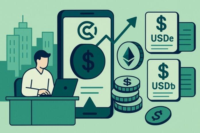 Ethena 稳定币：USDe 和 USDtb 支持初创企业工资单