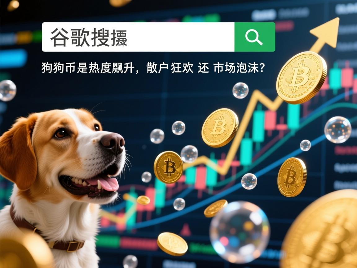 谷歌搜索显示狗狗币热度飙升，散户狂欢还是市场泡沫
