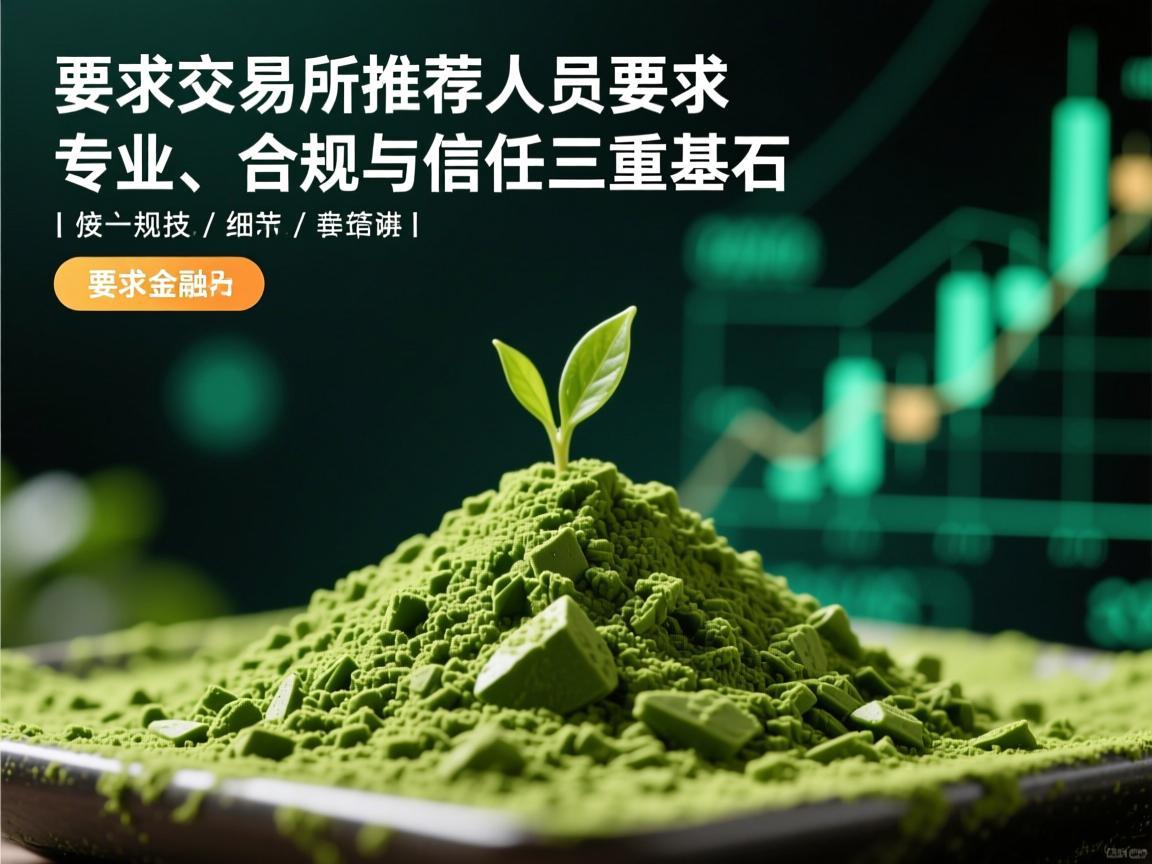 抹茶交易所推荐人员要求，专业、合规与信任的三重基石