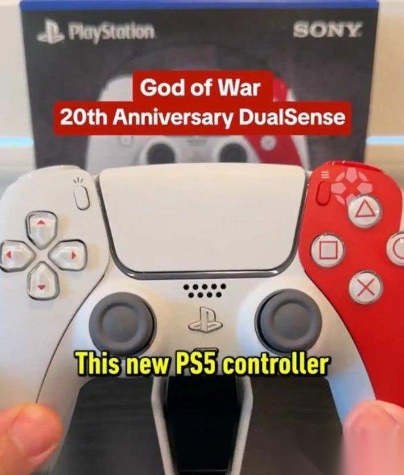 IGN曝光 战神 20周年限量PS5手柄即将正式发售