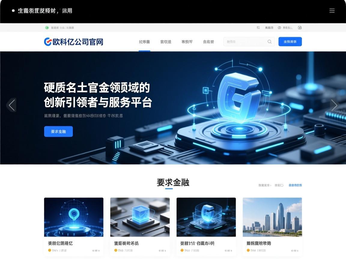 欧科亿公司官网，硬质合金领域的创新引领者与服务平台