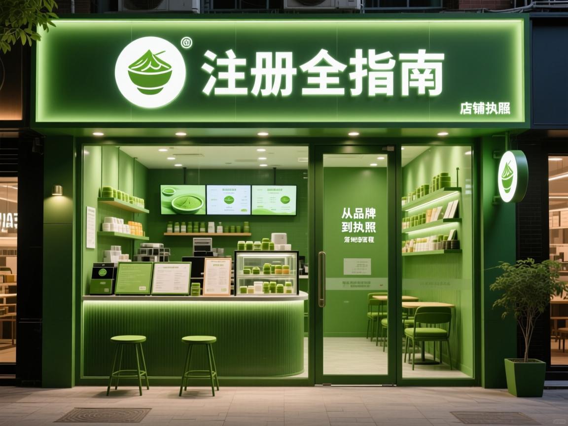 抹茶店铺注册全指南，从品牌到执照的落地流程