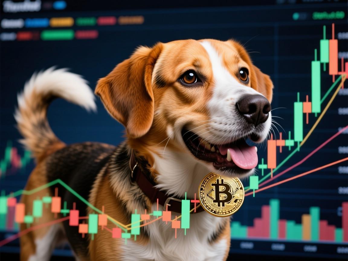 狗怎么查看狗狗币上涨了 主子的K线图藏在摇尾巴里