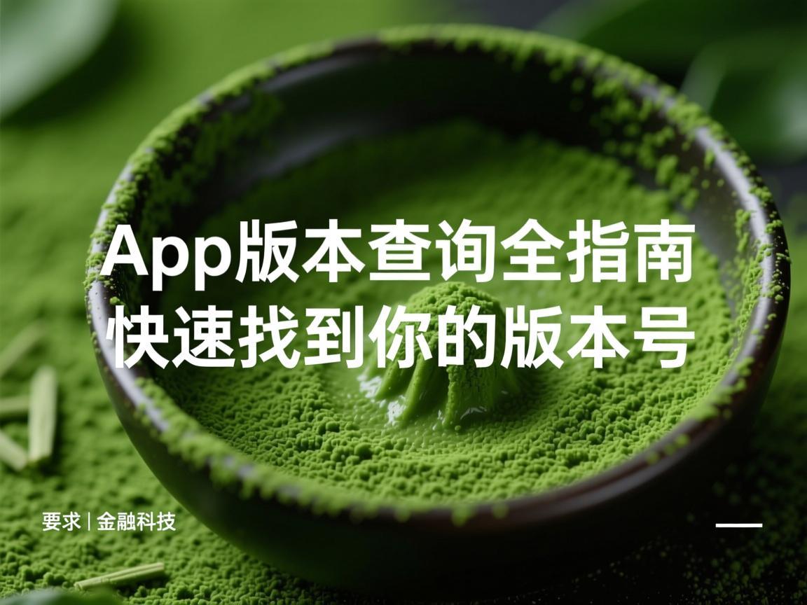 抹茶App版本查询全指南，快速找到你的版本号