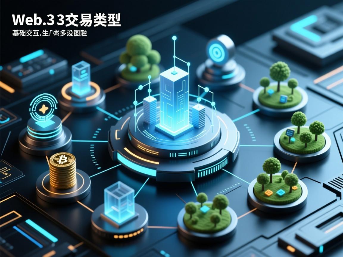 Web3交易类型，从基础交互到生态建设的多元图谱
