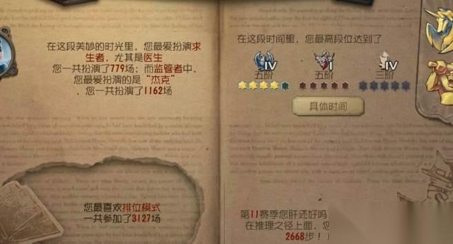 第五人格演绎者称号获取