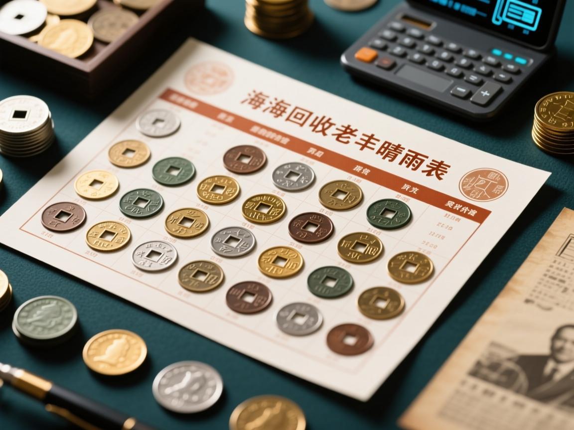 安海回收老币价格表，历史与价值的晴雨表