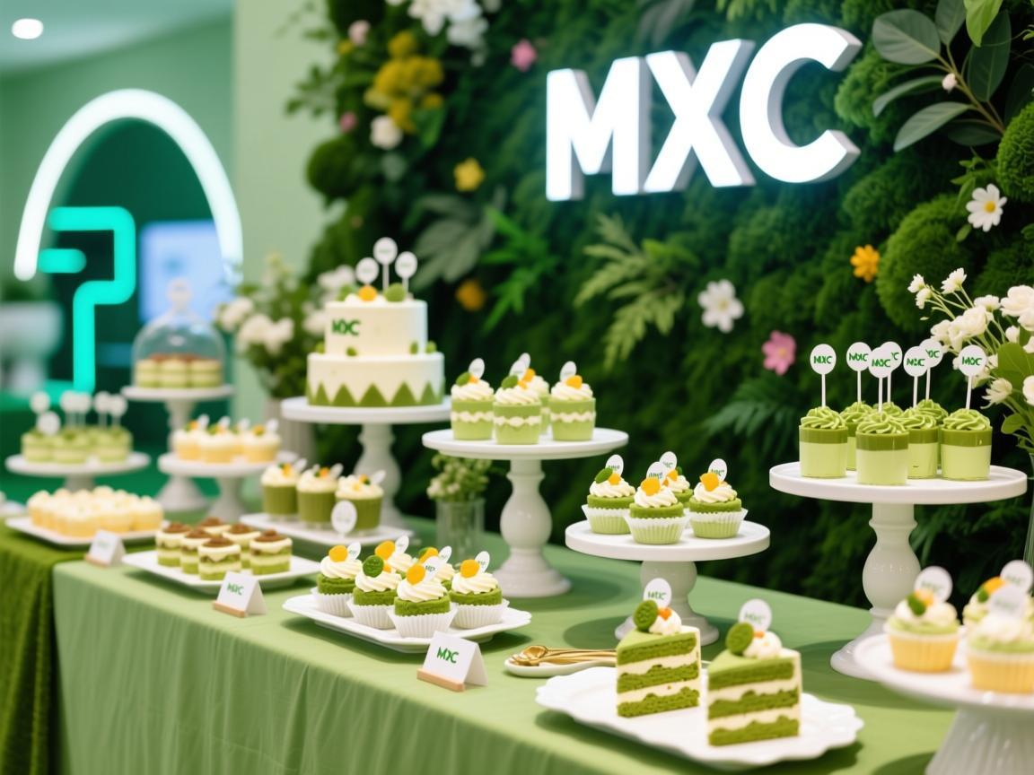 MXC抹茶甜品台布置，打造清新治愈的绿野仙踪