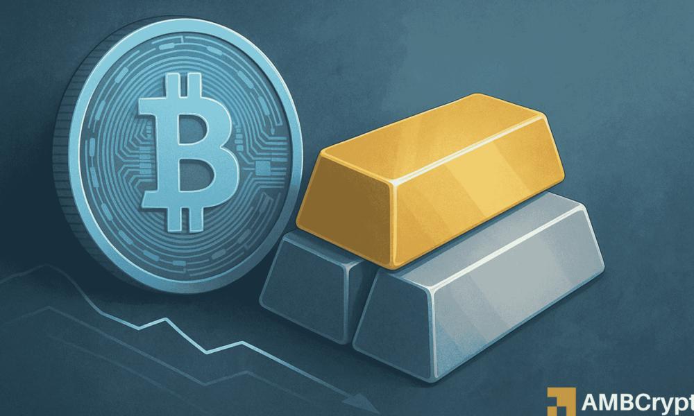 随着资金转向链上避险资产，代币化黄金和白银的表现优于比特币。