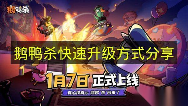 鹅鸭杀 快速升级方法推荐