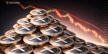 XRP价格在支撑位附近停滞，下跌趋势与托管账户解锁同时发生冲突。