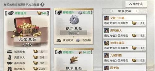 三国天下归心元宝作用介绍 三国天下归心元宝作用详解