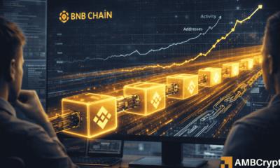 BNB Chain 的 Fermi 硬分叉正式上线，链上活动恢复至 2021 年水平。
