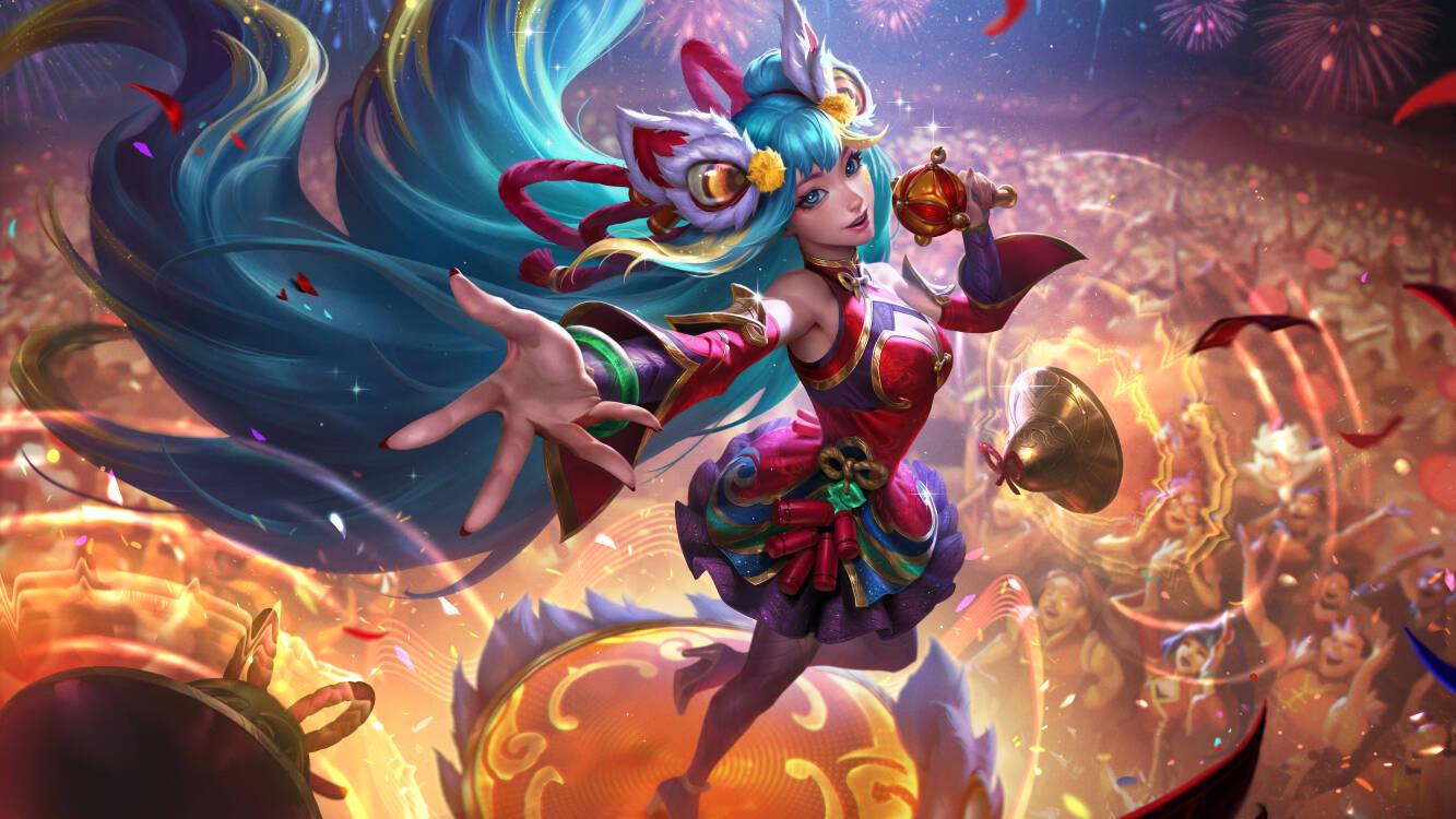LOL龙马烈焰萨勒芬妮皮肤效果预览