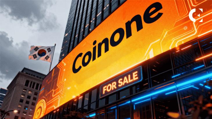 据报道，韩国第三大加密货币交易所 Coinone 已挂牌出售