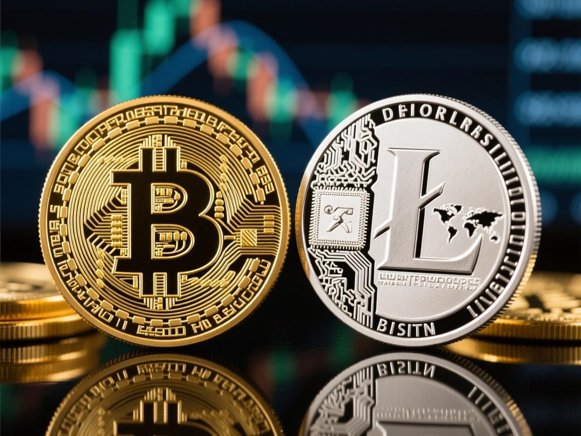 比特币与莱特币价格比，数字黄金与银币的价值博弈