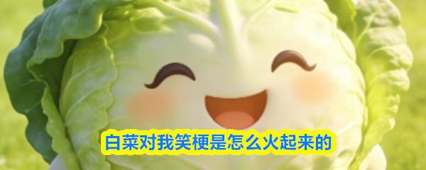 白菜对我笑梗是怎么火起来的