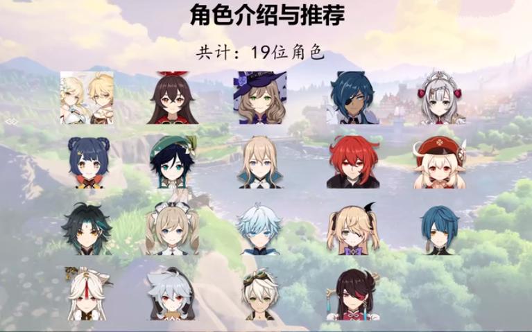 原神角色排行榜 最强角色培养推荐