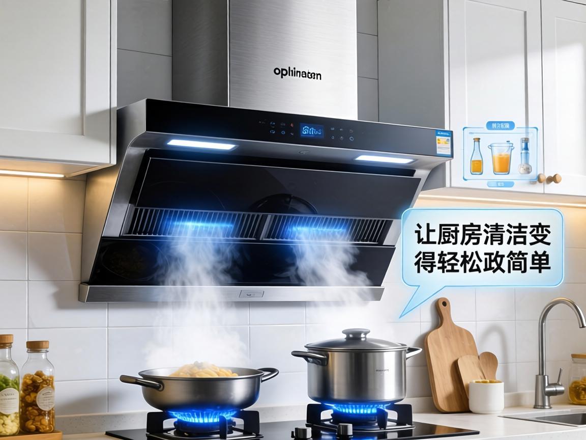 欧普油烟机，让厨房清洁变得轻松又简单