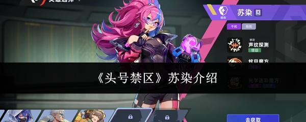 头号禁区 苏染介绍