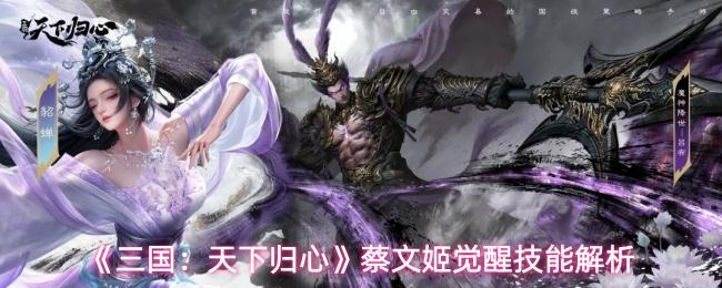 三国：天下归心 蔡文姬觉醒技能解析