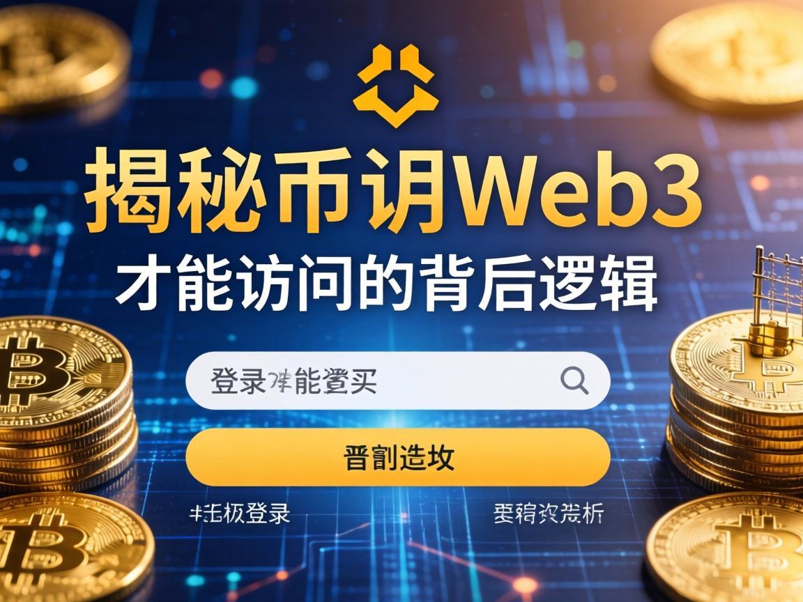 揭秘币安Web3，登录才能访问的背后逻辑