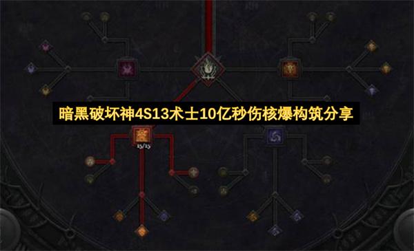 暗黑破坏神4S13术士10亿秒伤核爆构筑分享