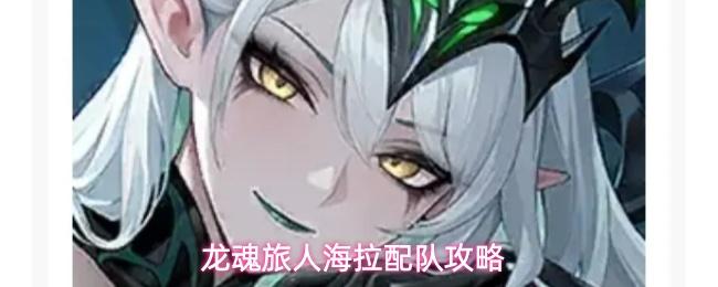 龙魂旅人海拉配队攻略