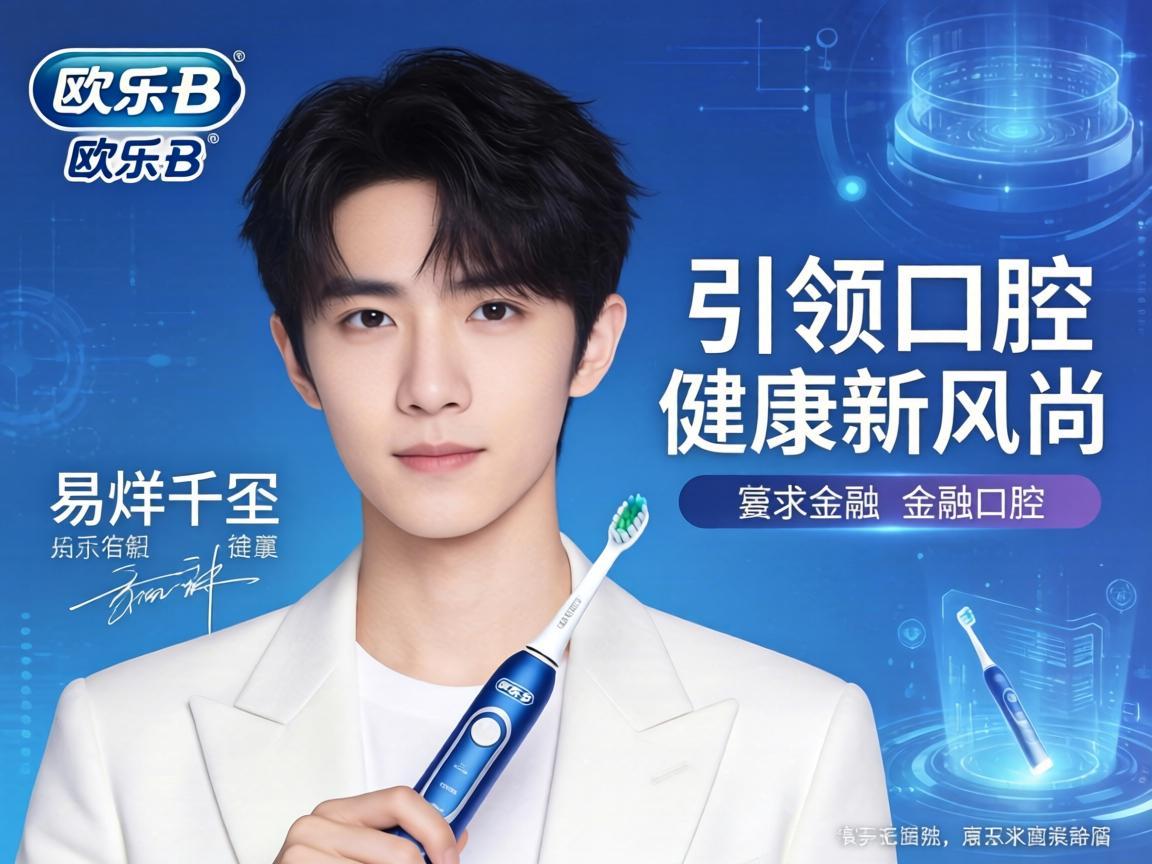 易烊千玺代言欧乐B电动牙刷，引领口腔健康新风尚