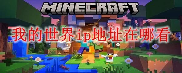 我的世界ip地址在哪看