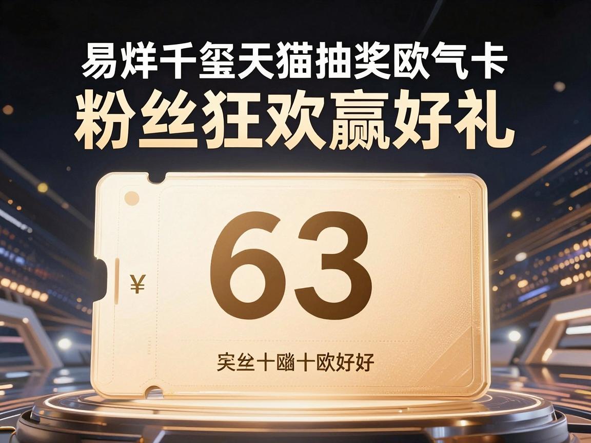 易烊千玺天猫抽奖欧气卡，粉丝狂欢赢好礼！