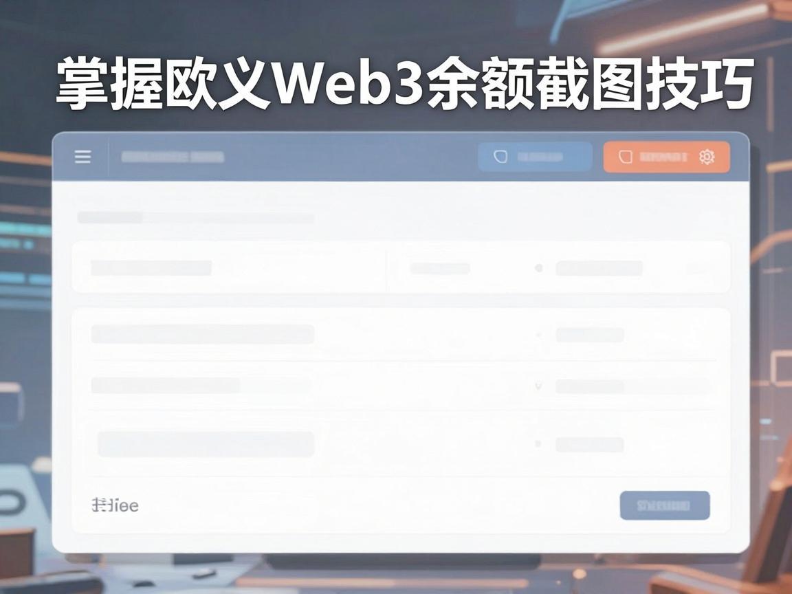 掌握欧义Web3余额截图技巧，轻松获取数字资产的实时信息