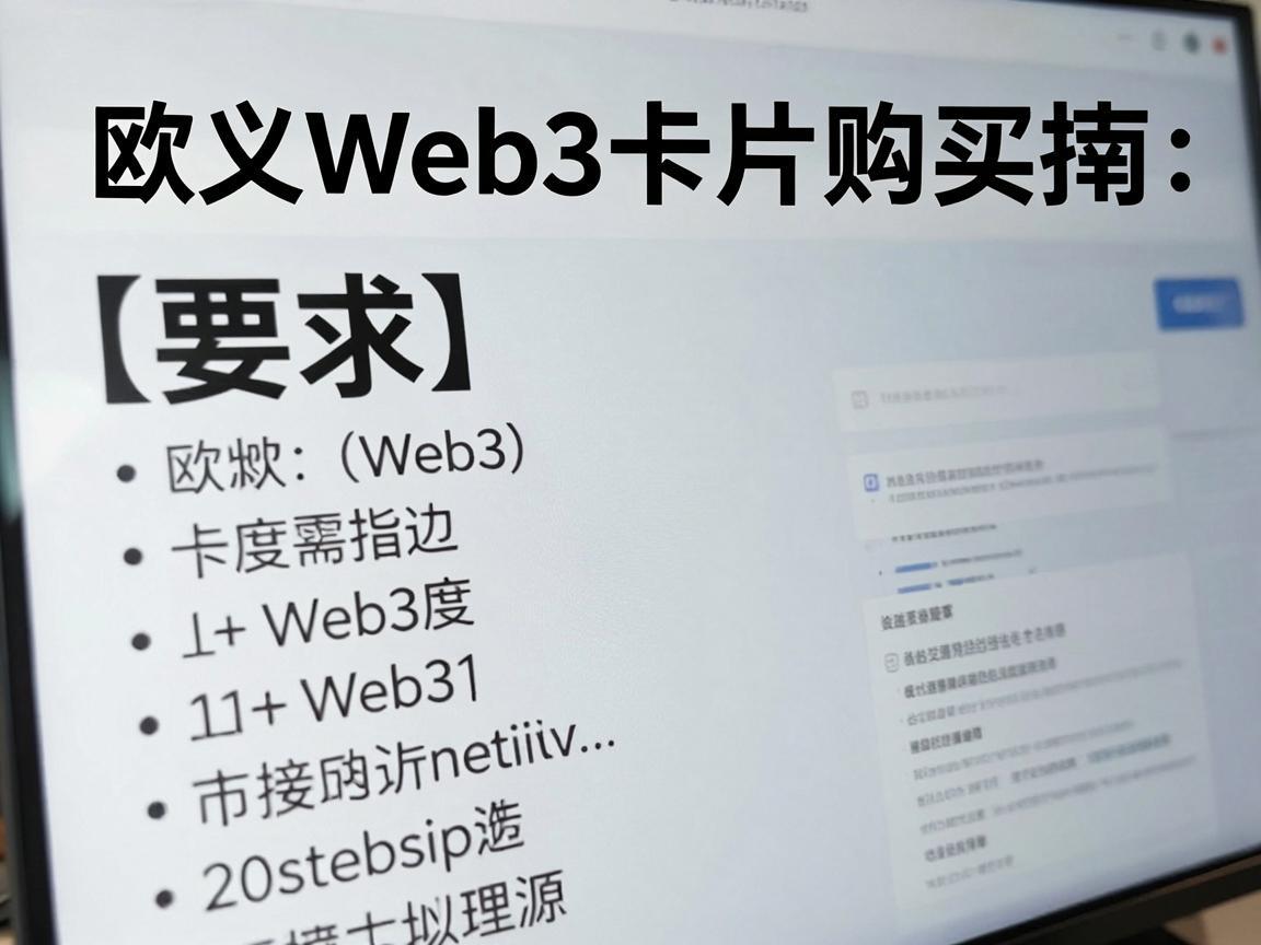 欧义Web3卡片购买指南