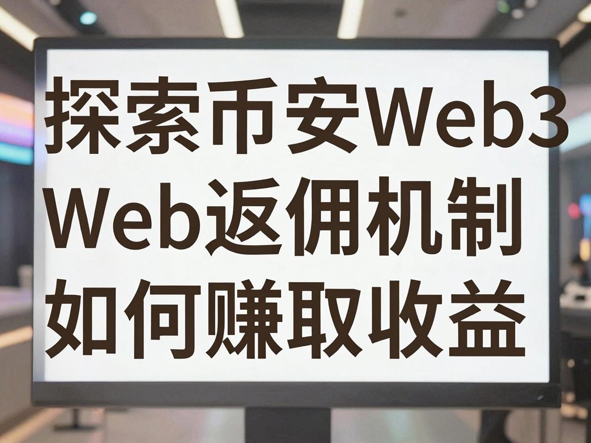 探索币安Web3的返佣机制，如何赚取收益