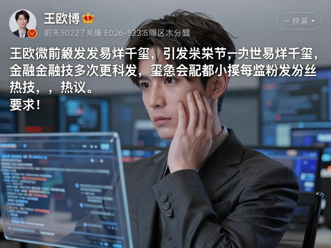 王欧微博发易烊千玺，引发粉丝热议